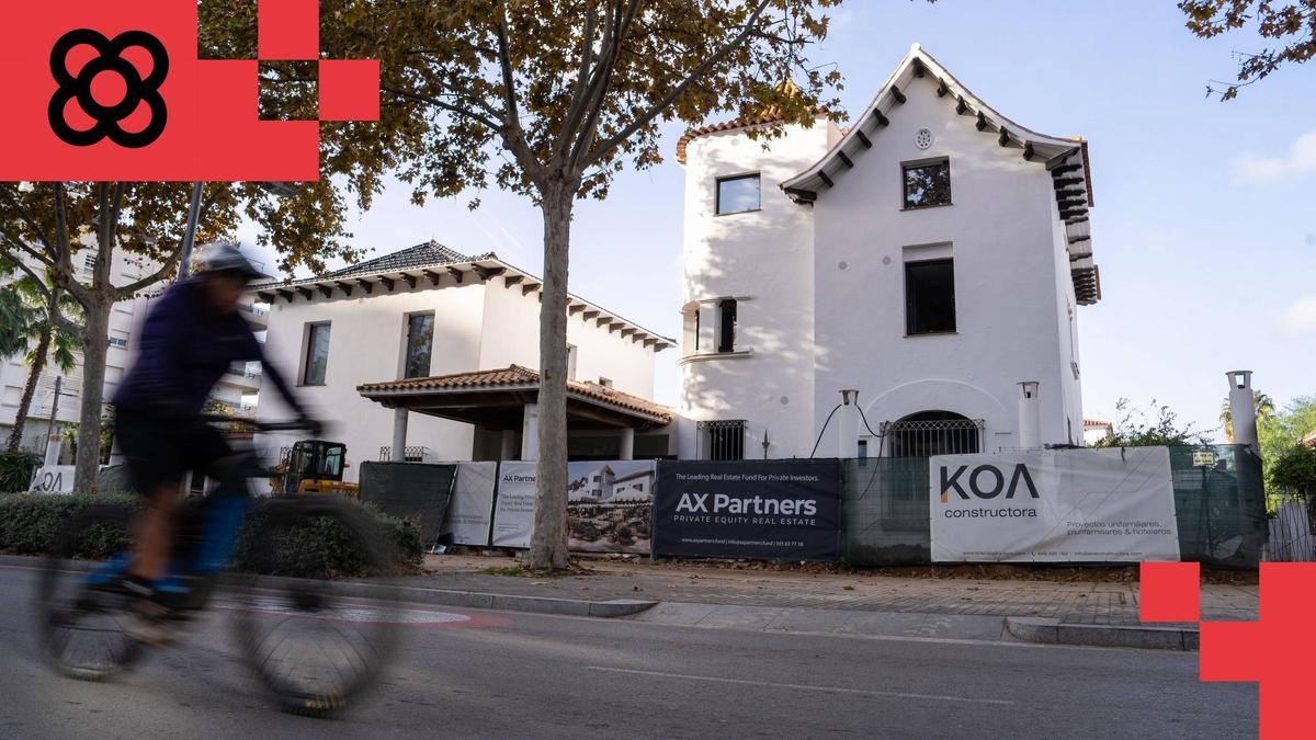 Obras de reforma en el antiguo Hotel Capri, que reabrirá en mayo como nuevo establecimiento METT, de la cadena Sunset Hospitality Group.