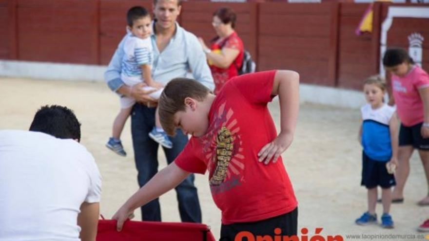 Clase de iniciación a la tauromaquia en Caravaca