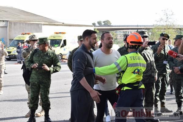 Simulacro de la UME en Alcantarilla