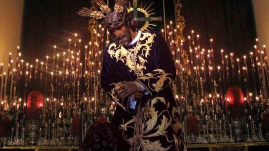 El Nazareno de los Pasos no está al culto, a la espera de que se complete su restauración.