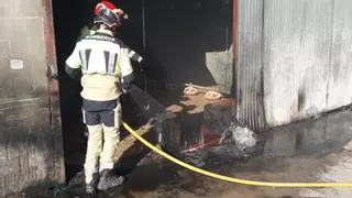 Intoxicada una mujer de 74 años en el incendio de su casa en Cartagena