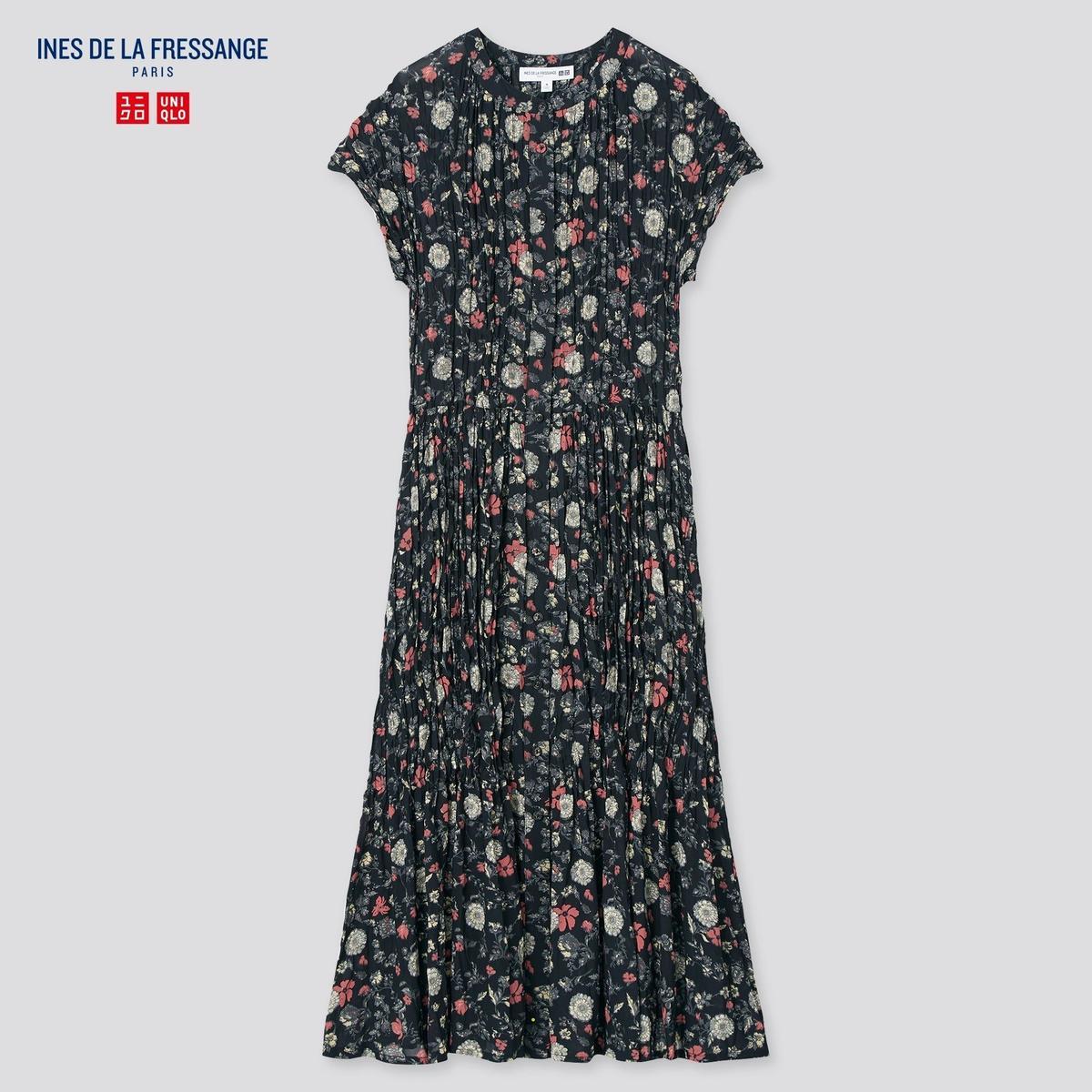 Vestido Chifón plisado, de Uniqlo (49,90 euros)