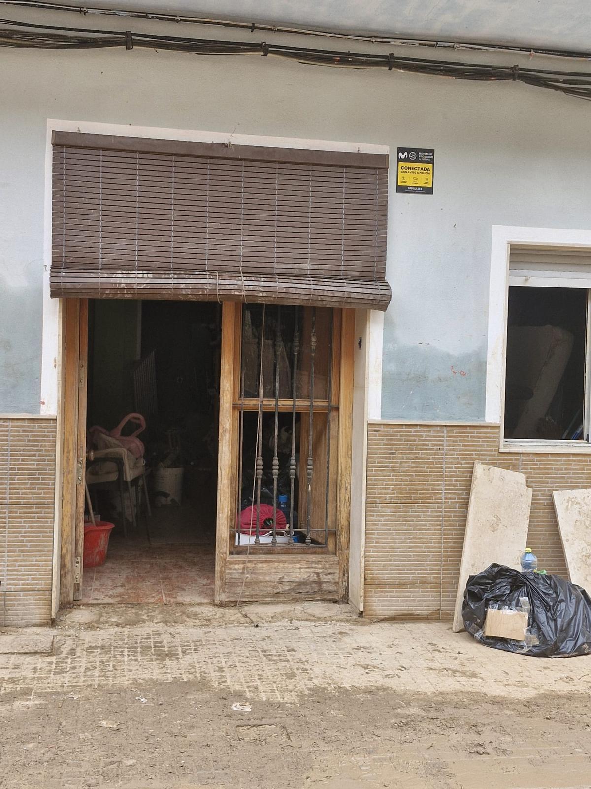 La casa de Emilia tras la dana