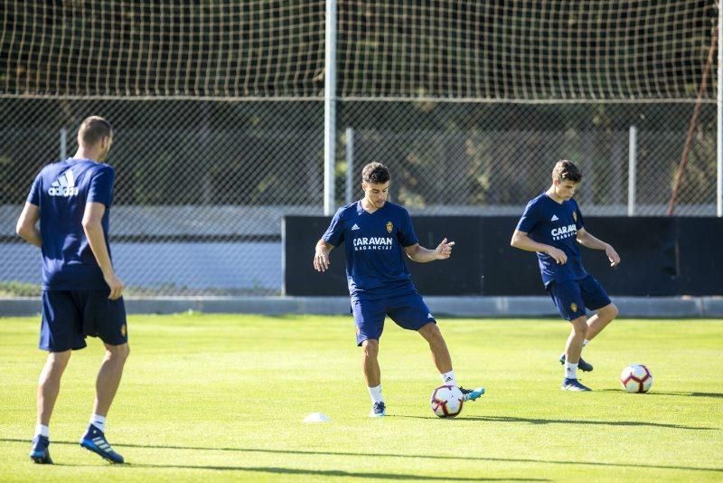 Primer entrenamiento del Real Zaragoza