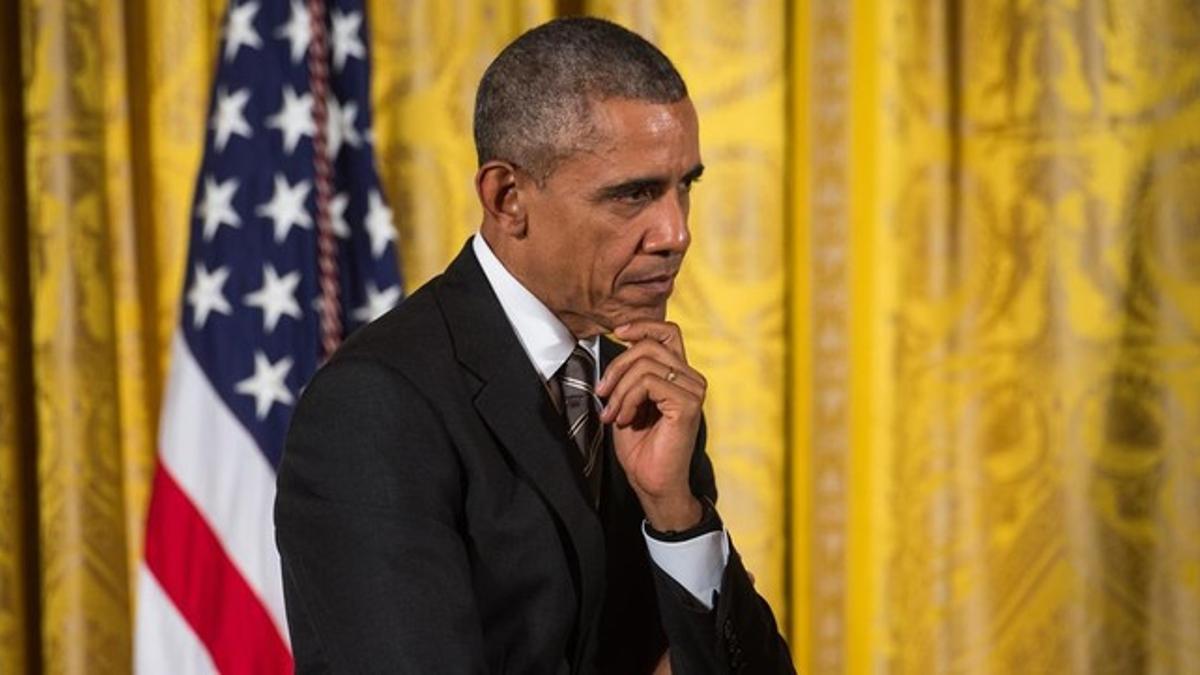 Obama, en un acto en la Casa Blanca, este miércoles.