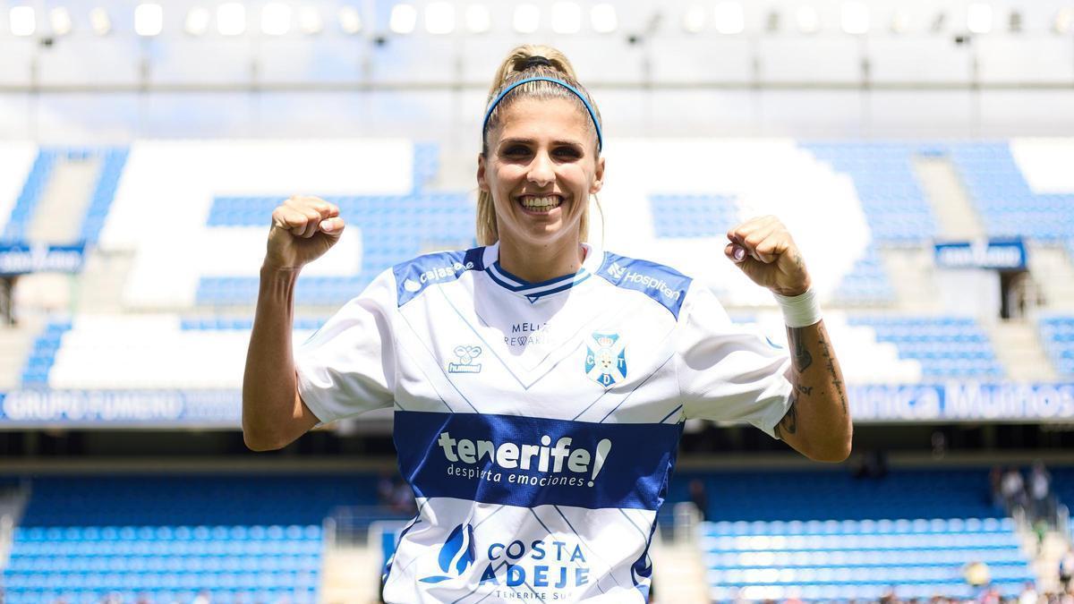 Natalia Ramos, jugadora del CD Tenerife Femenino.