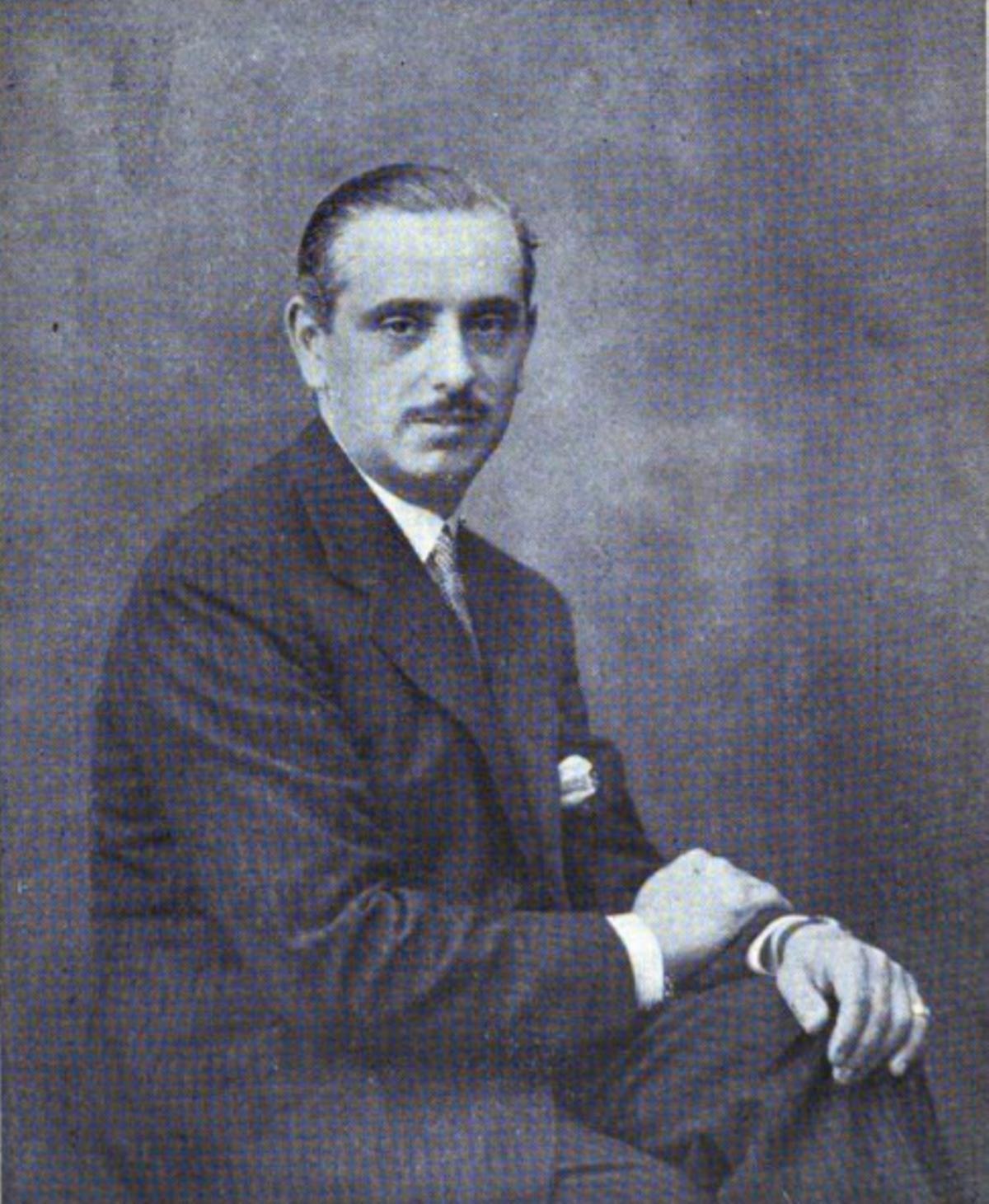 El escritor y poeta gaditano, José María Pemán.