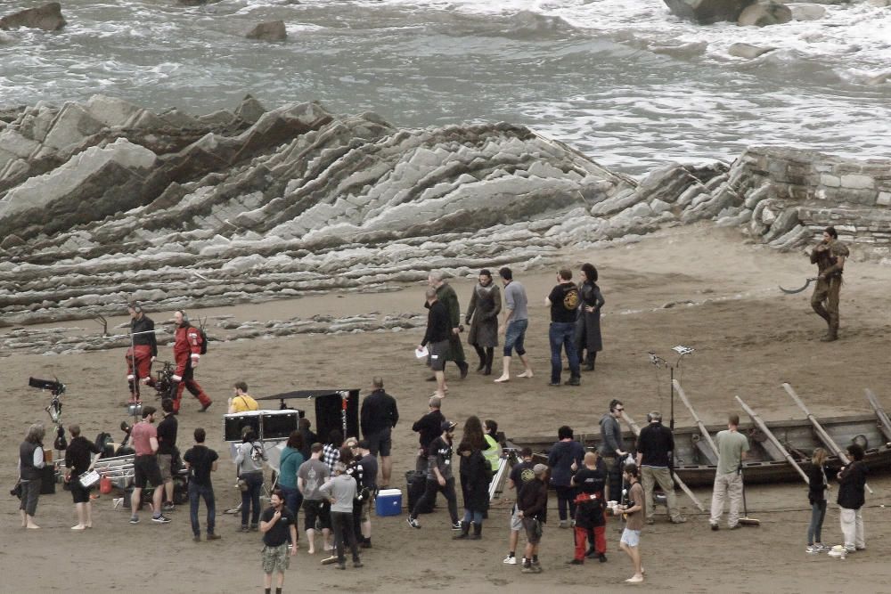 Rodatge de 'Juego de Tronos' a Zumaia