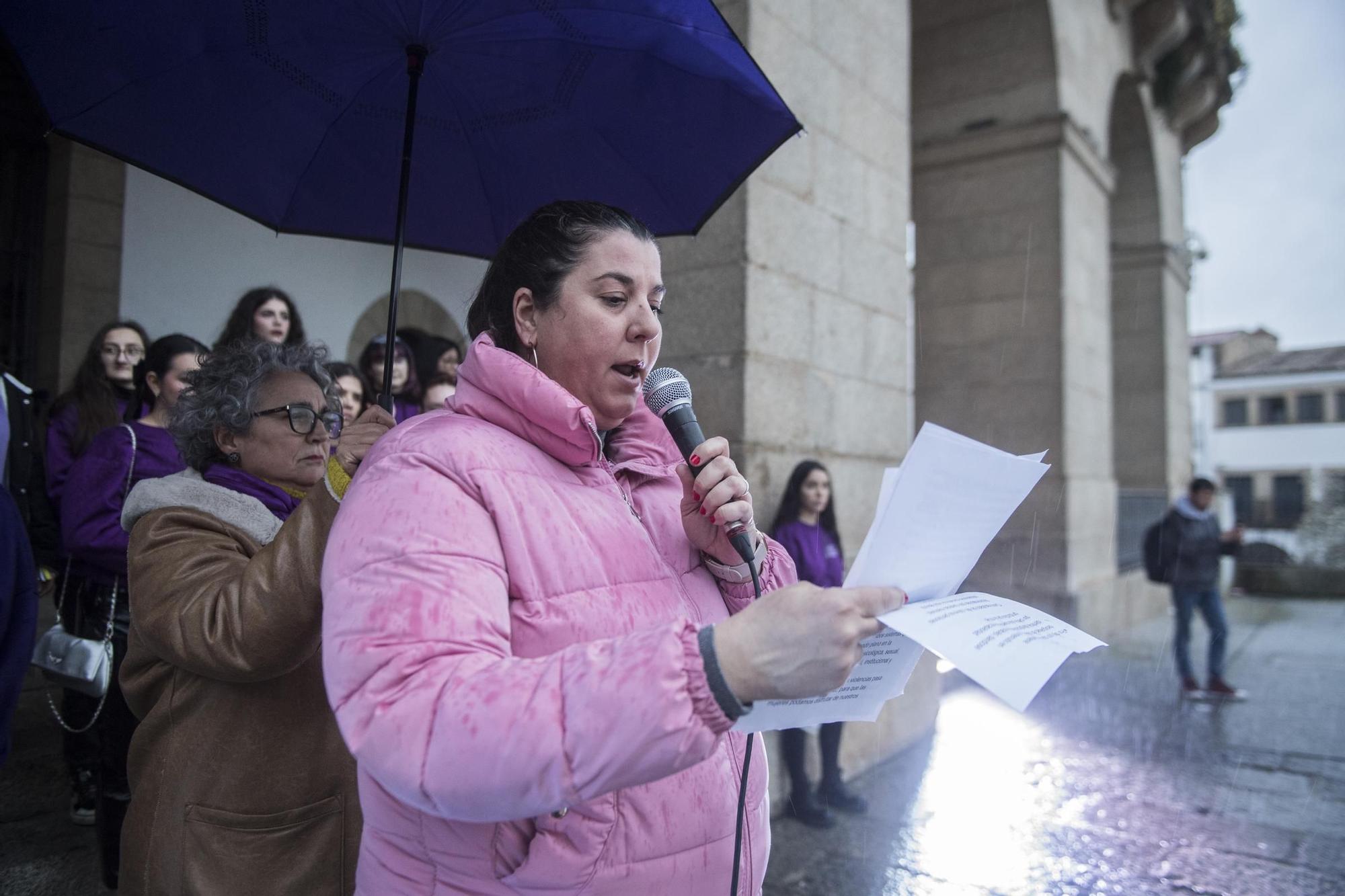 Manifestación en Cáceres