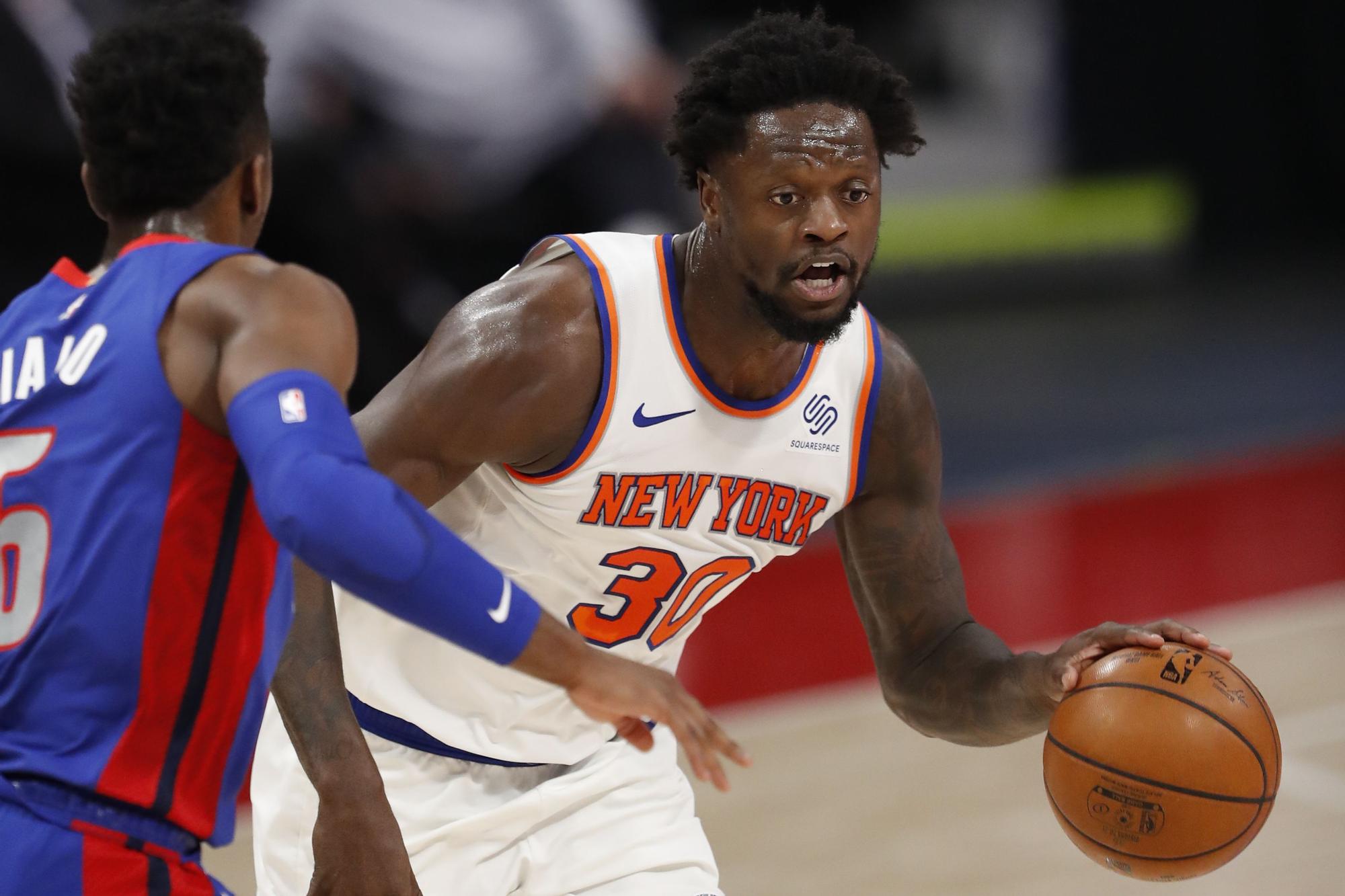 Julius Randle, de los Knicks, en un partido reciente.