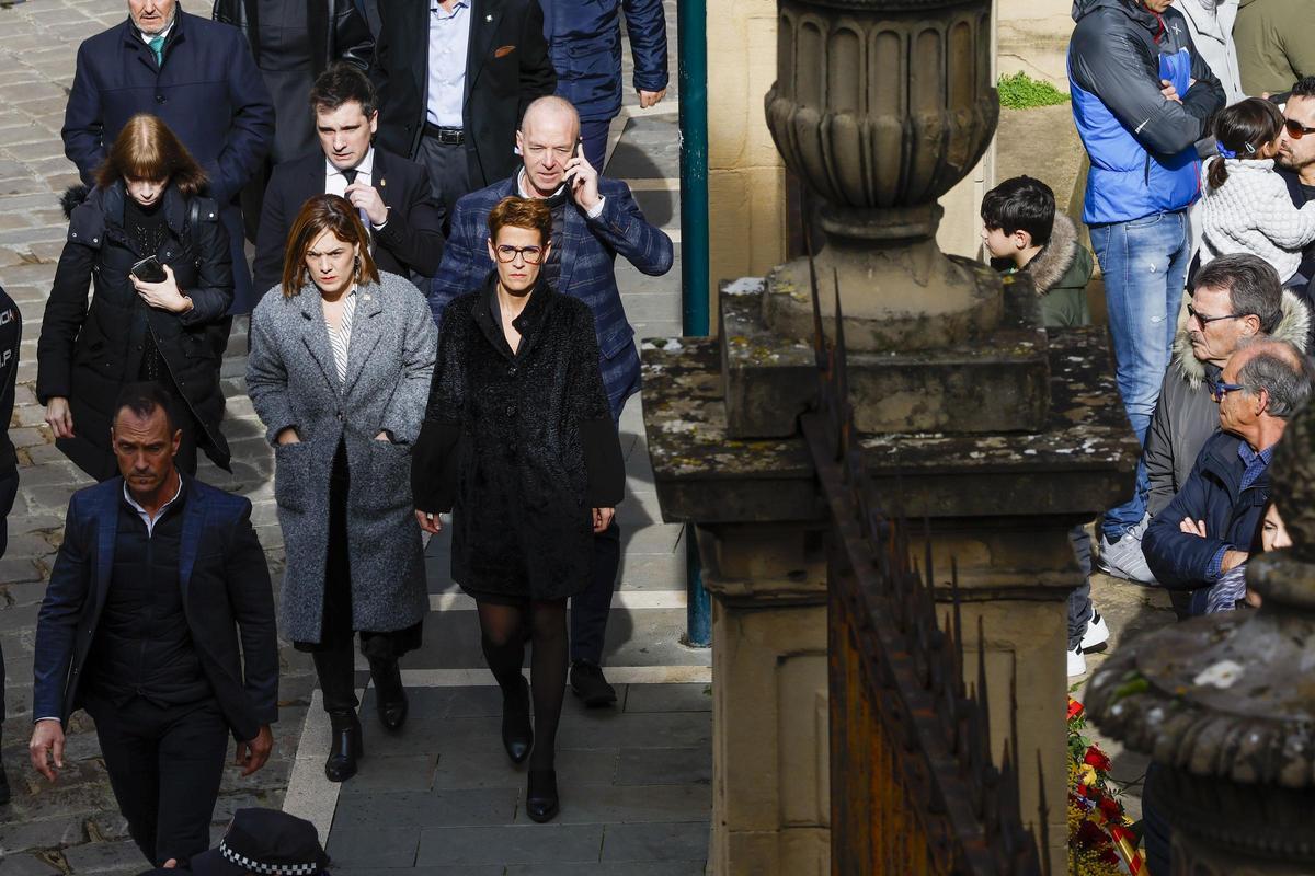 El funeral de David Pérez, en Pamplona