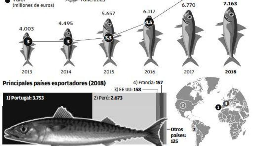 La importación de xarda se dispara un 80% tras la multa por sobrepesca de 2009