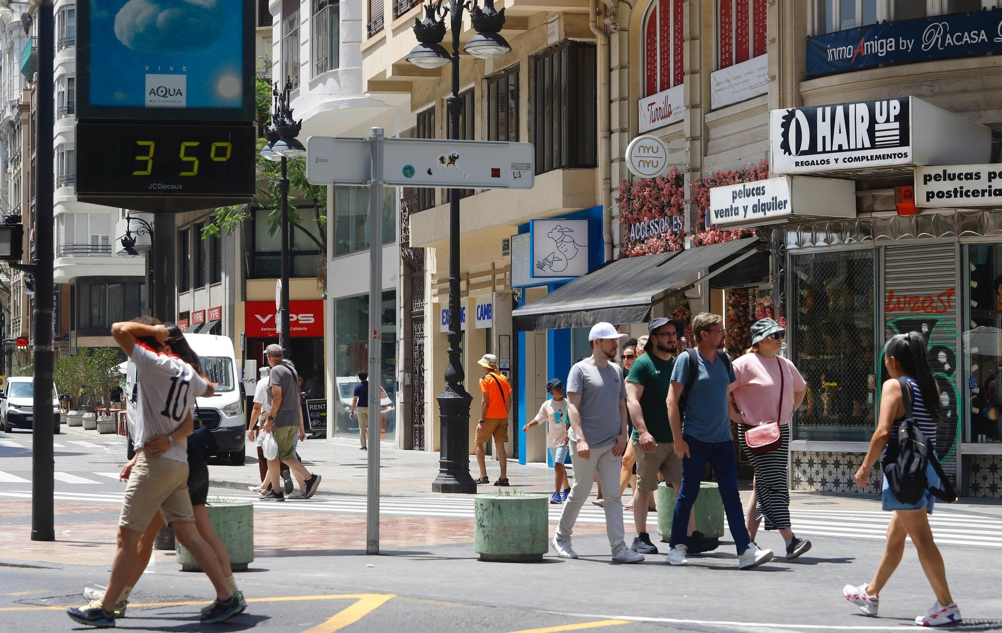 Las altas temperaturas no dan tregua en València