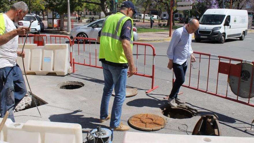 Colosal atasco en el alcantarillado de Vila-real