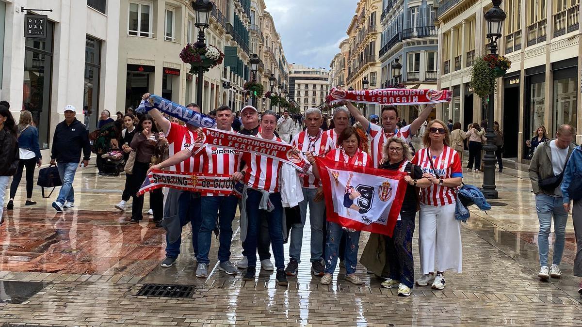Los sportinguistas viajan hasta Málaga