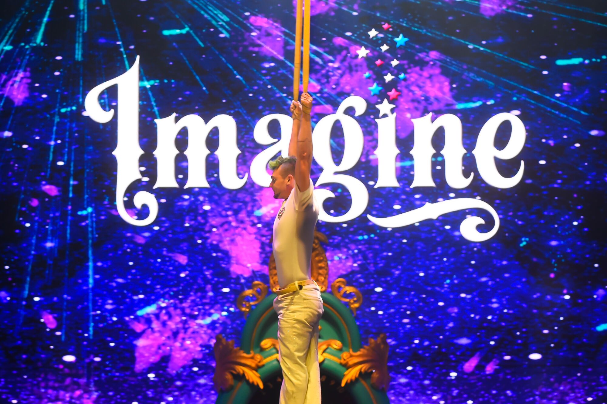 Pase a los medios de presentación del espectáculo de circo 'Imagine'