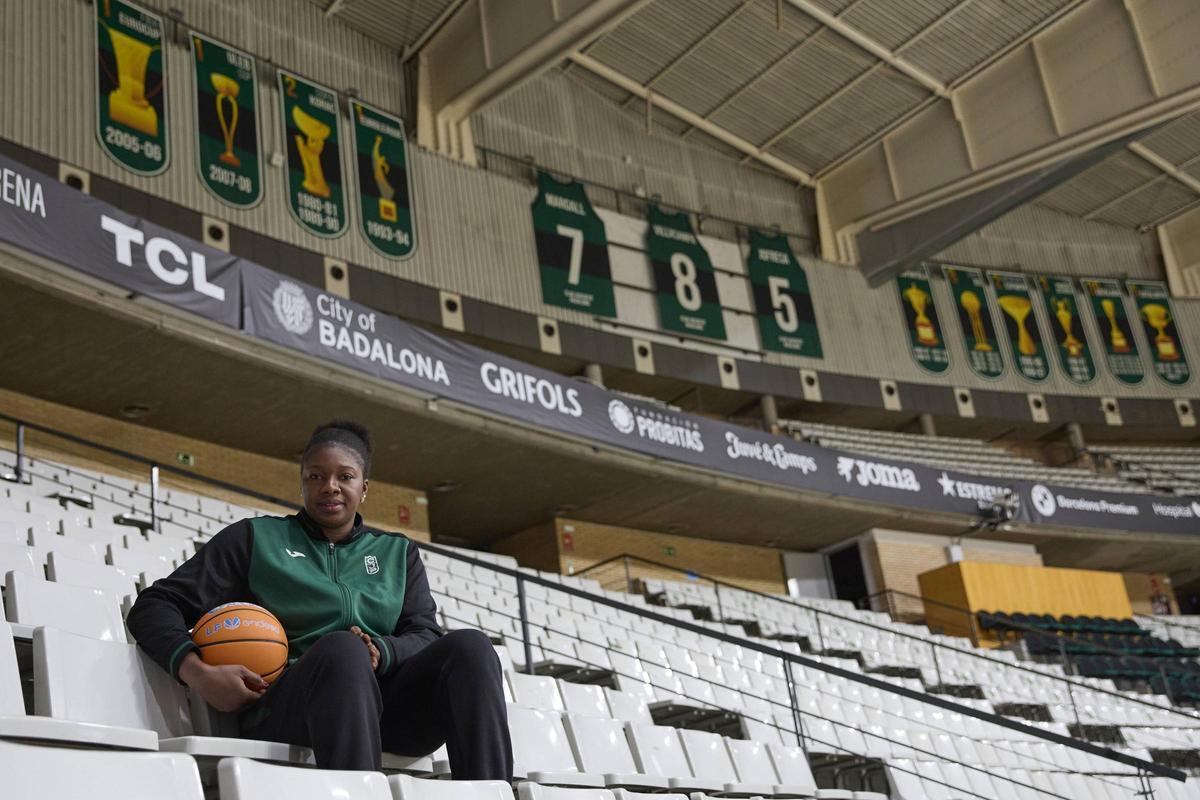 Llegar a Badalona ha sido una gran decisión para Coulibaly que vuelve a disfrutar del basket