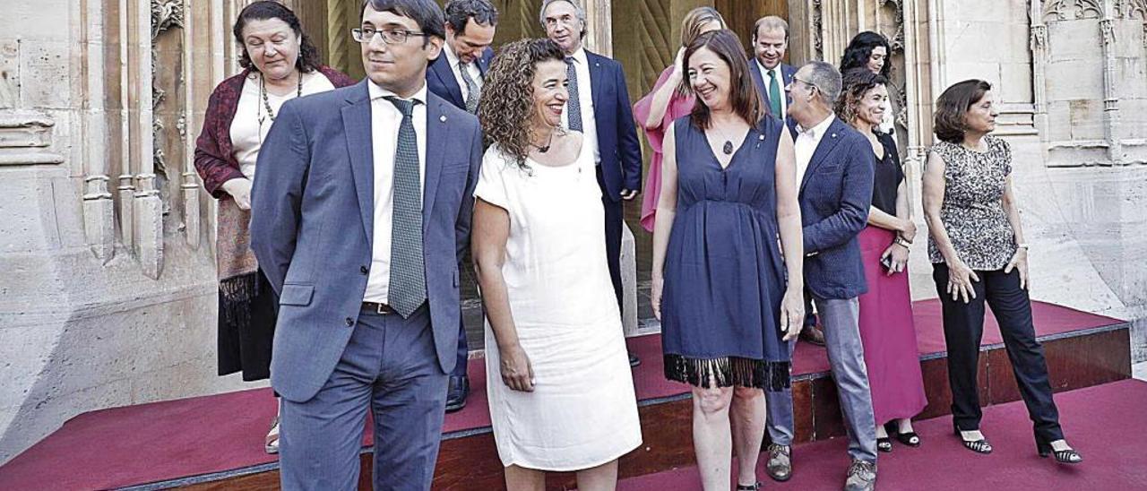 Los consellers del Govern el dÃ­a de su toma de posesiÃ³n.