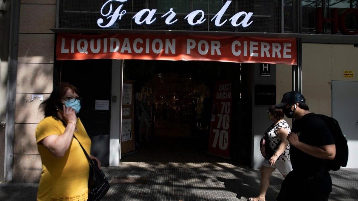 tienda cerrada coronavirus barcelona