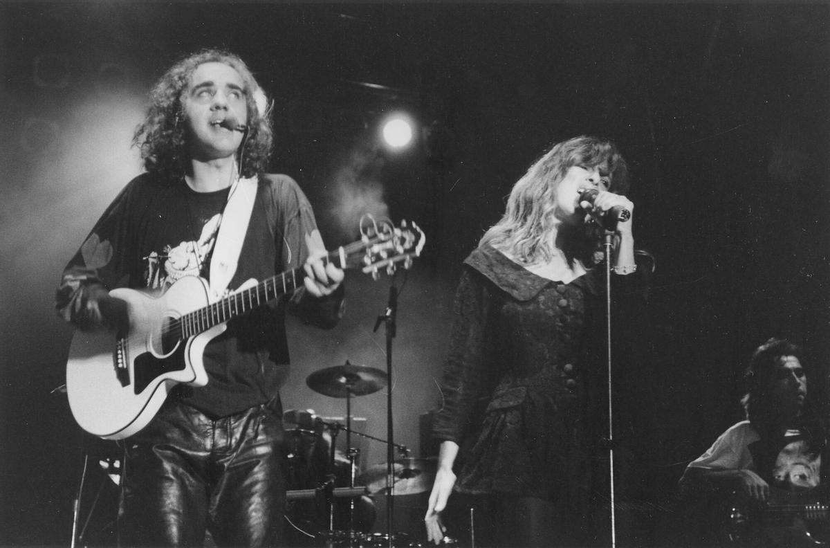 Musica . Teo Cardalda y MARIA Monsolís. foto Magar 8/8/1992 .pj