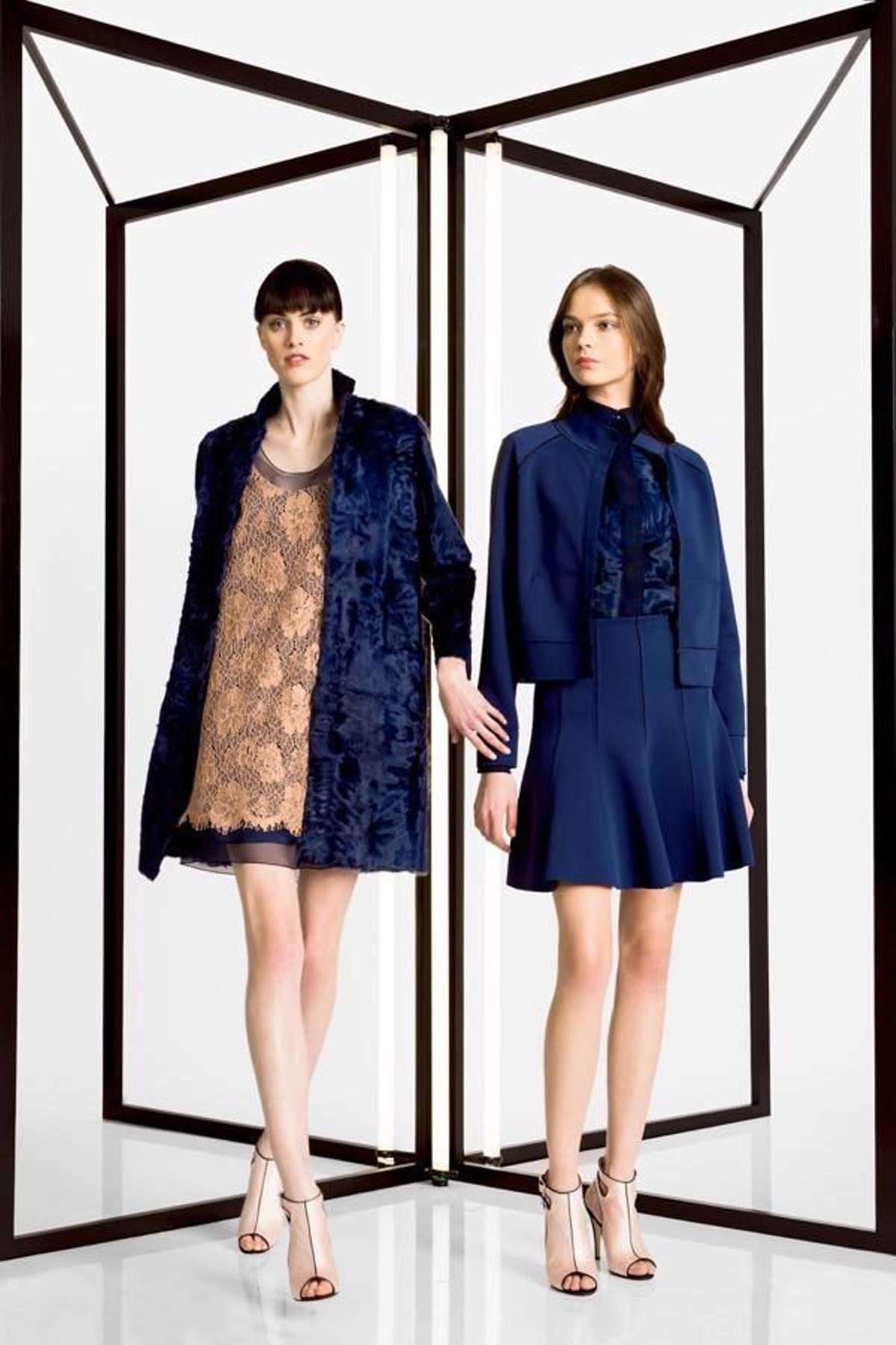 Carolina Herrera Pre Fall. Navy.