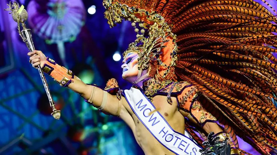 Drag Elektra triunfa en la Gala Drag del Carnaval de Las Palmas
