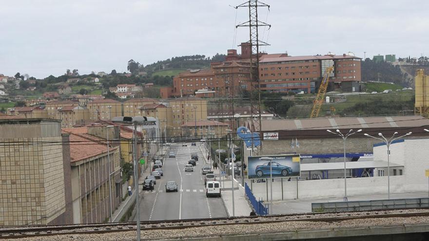 Área de Jove donde se mejorarán los accesos a El Musel.