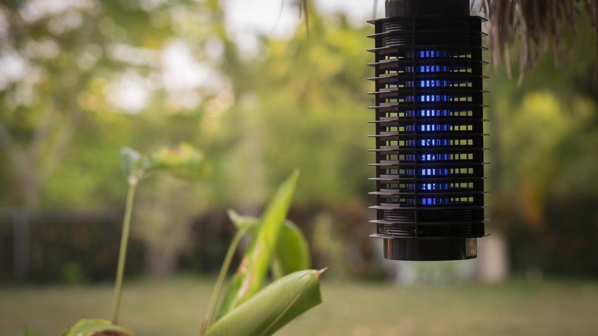 Lámpara antimosquitos.
