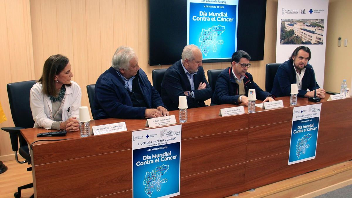 Un momento de la jornada celebrada en el Hospital de San Vicente