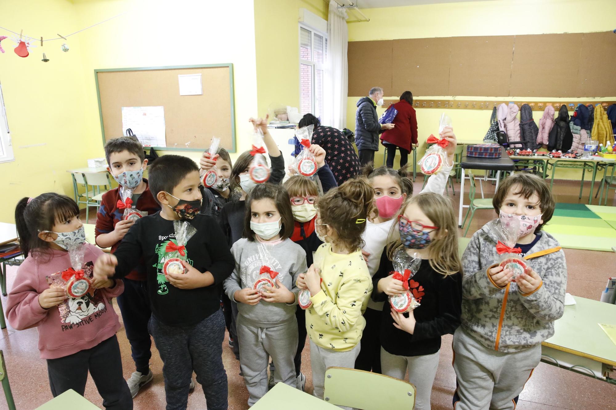 Alumnos del colegio Cervantes  en las III Jornadas de Salud, con Raquel Medialdea