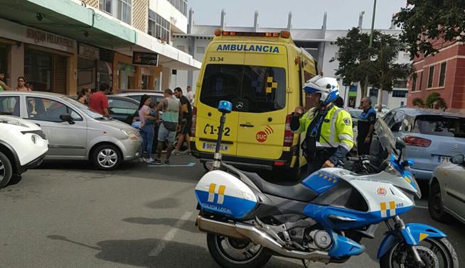 Atropellada en la calle Mas de Gaminde