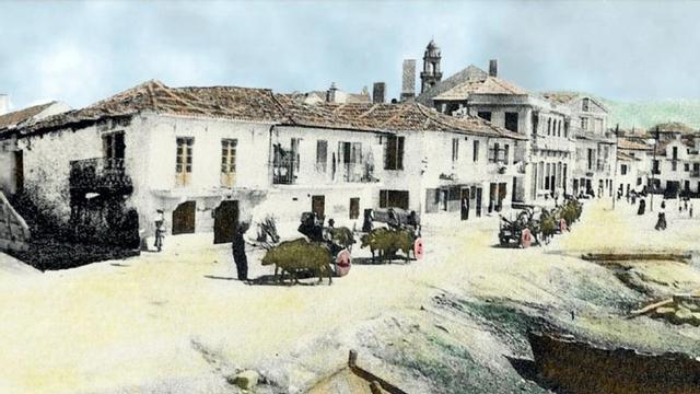 Desmontaxe do malecón e inicio  aterramento 1907. |