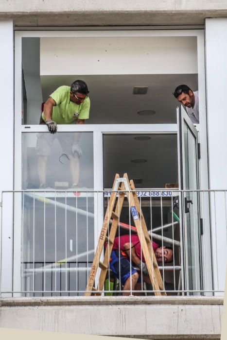 Obras en el nuevo colegio de Rojales.