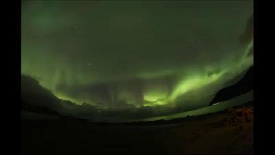 Auroras Boreales en Lofoten, Noruega