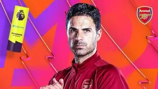 Arteta, entrenador del mes en la Premier