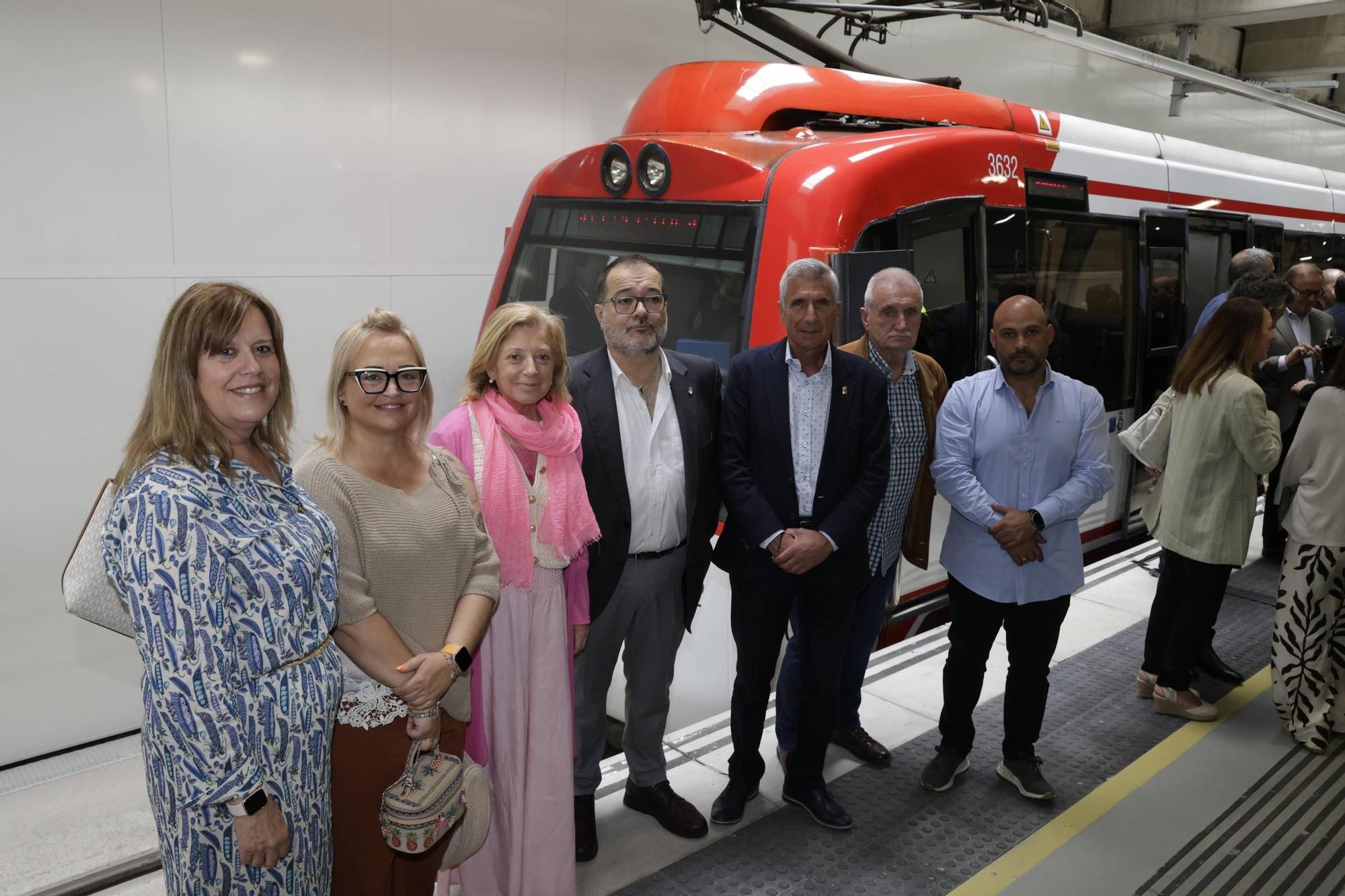 Así fue la inauguración del soterramiento de Langreo