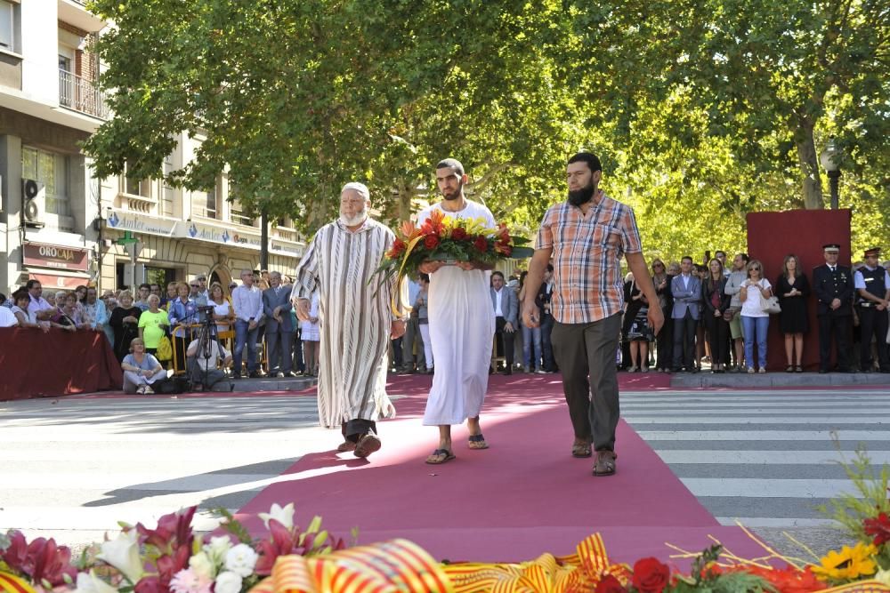 Ofrena de la Diada 2017 a Manresa