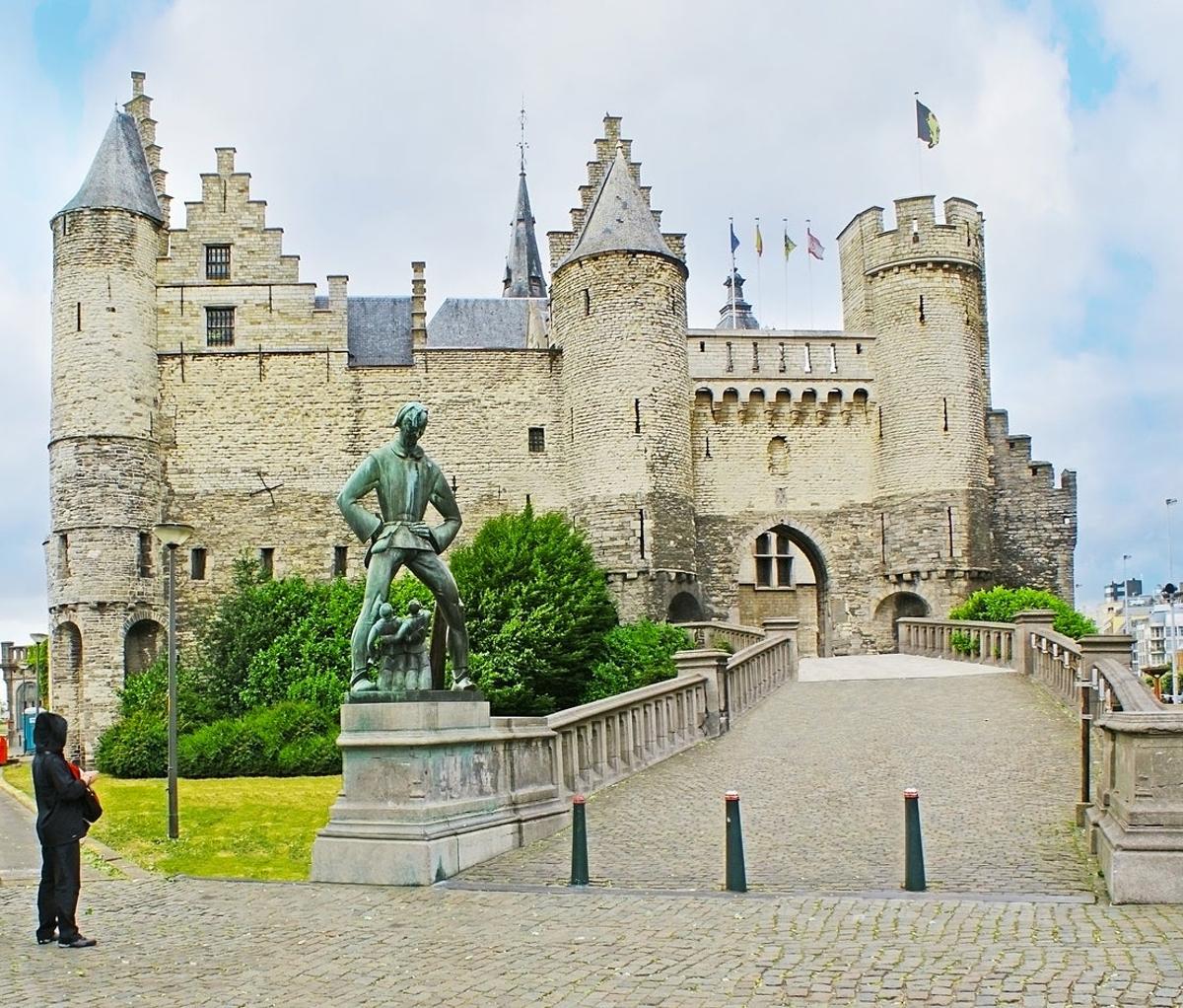 El Castillo de Steen en Amberes, Bélgica.
