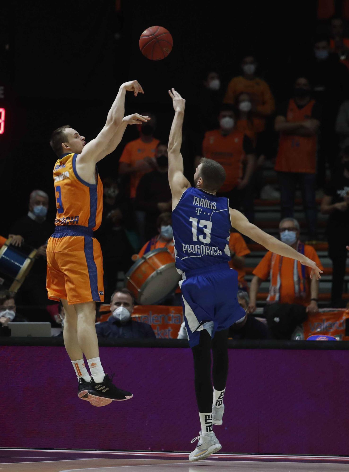 La  victoria de Valencia Basket ante el Buducnost