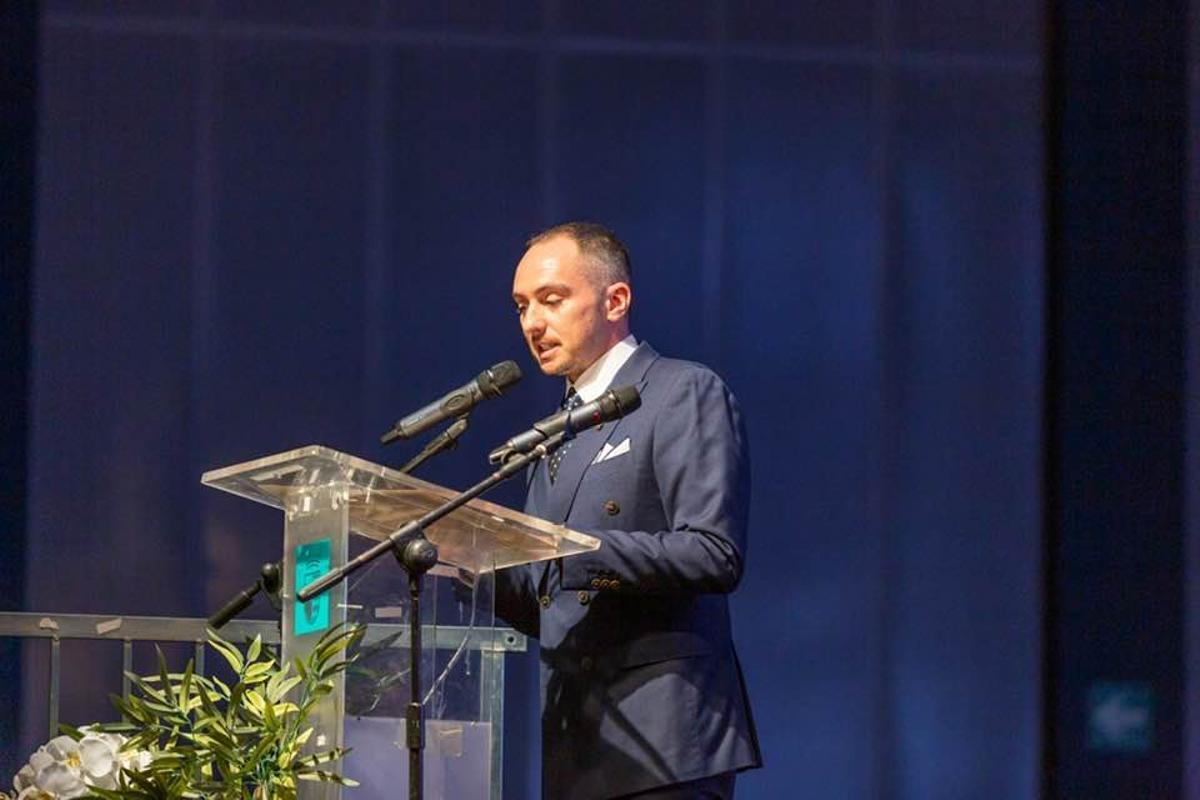 El mantenedor, Juan Martí, durante su intervención.