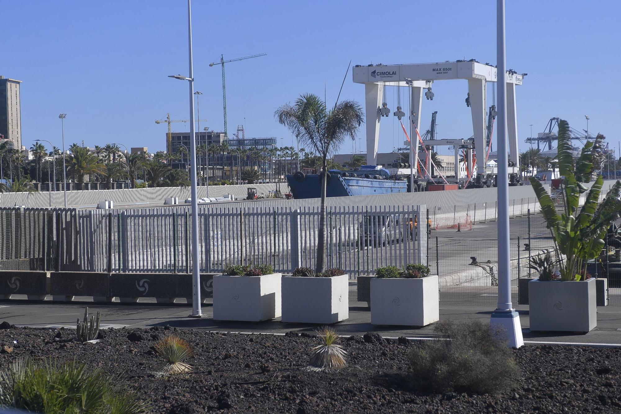 Embarcaciones en el nuevo taller de megayates