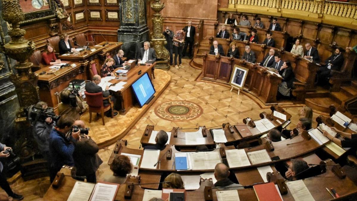 El pleno del Ayuntamiento de Barcelona