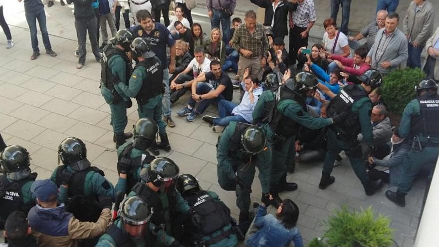 Intervenció de la Guàrdia Civil a Fonollosa.