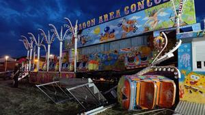 Els Mossos investiguen el descarrilament d’un vagó d’una atracció de la festa major de Sils