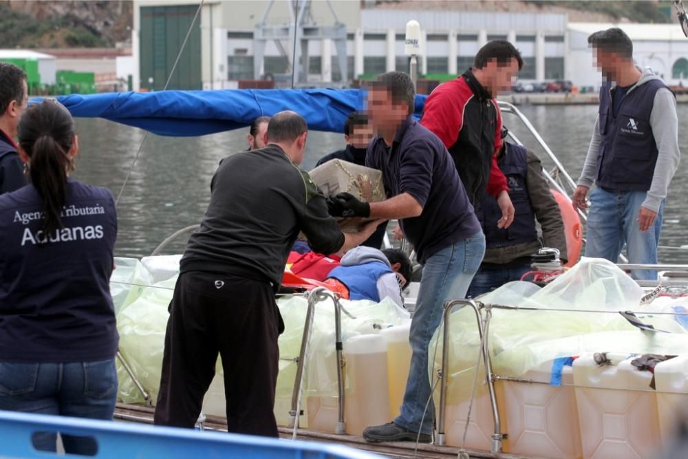 Operación antidroga en la costa de Cartagena