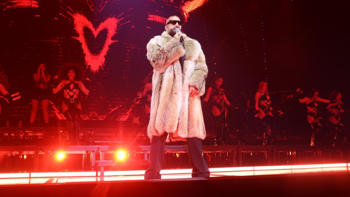 El concierto de Maluma en Madrid no fue como para borrar cassete