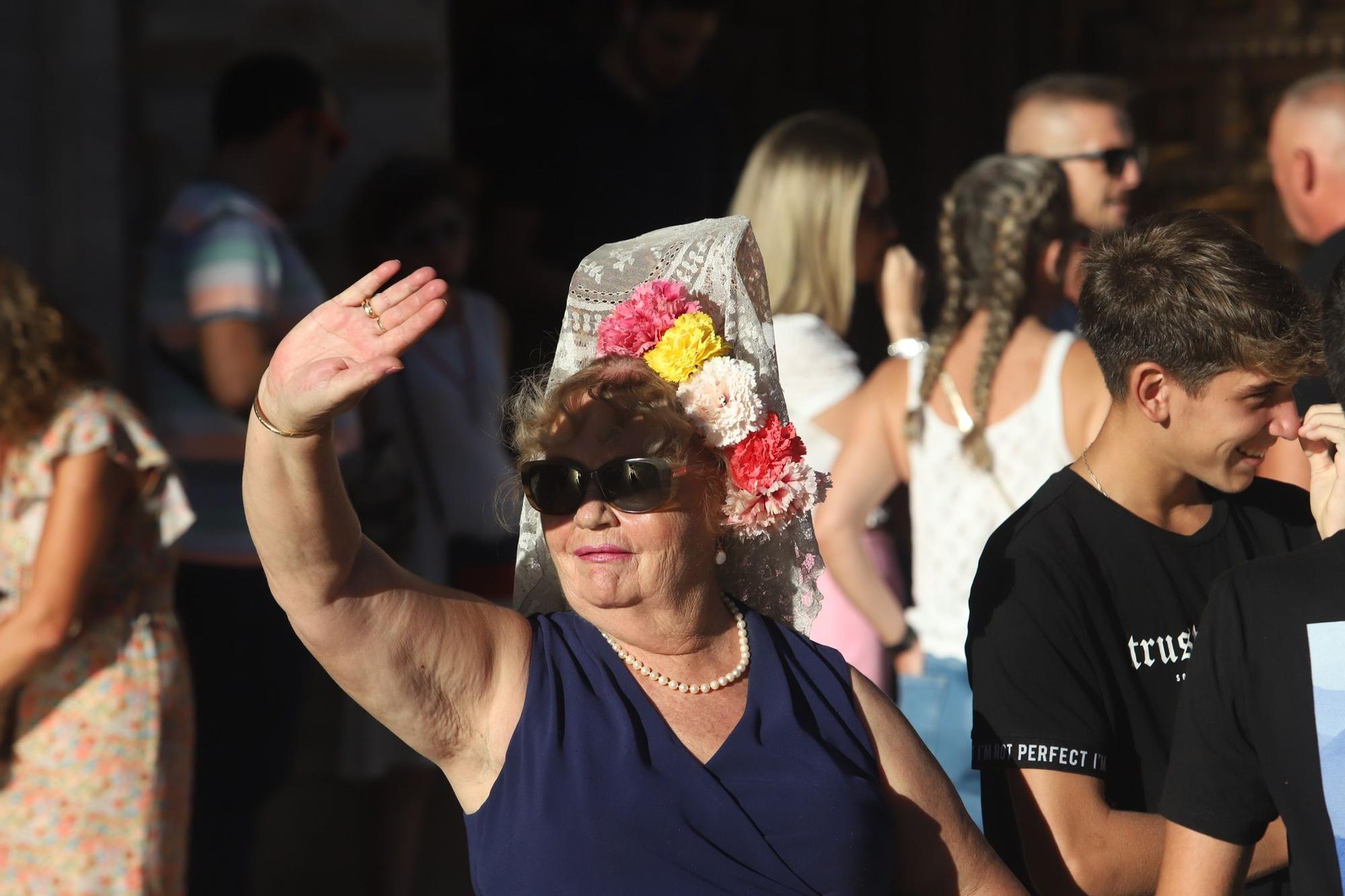 La patrona de Málaga, la Virgen de la Victoria, vuelve a procesionar por las calles de la ciudad