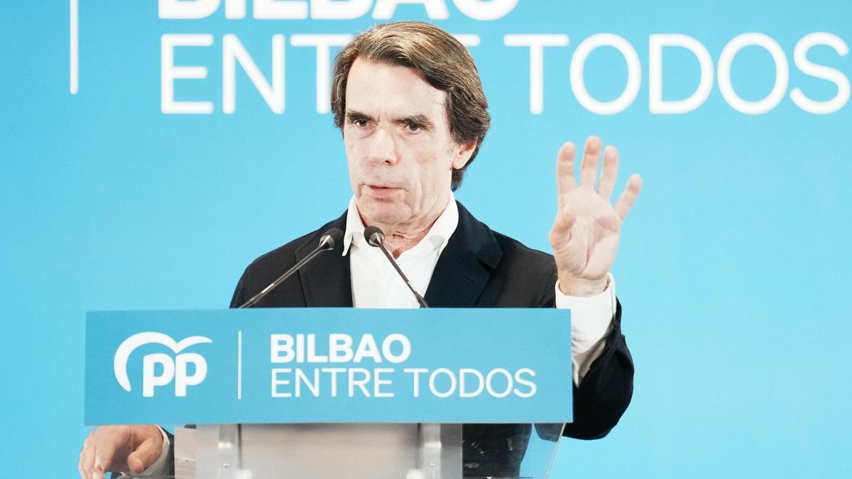 El expresidente del Gobierno, José María Aznar.