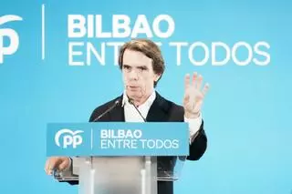 Aznar dice que si gana Sánchez habrá una "suelta general" de presos de ETA
