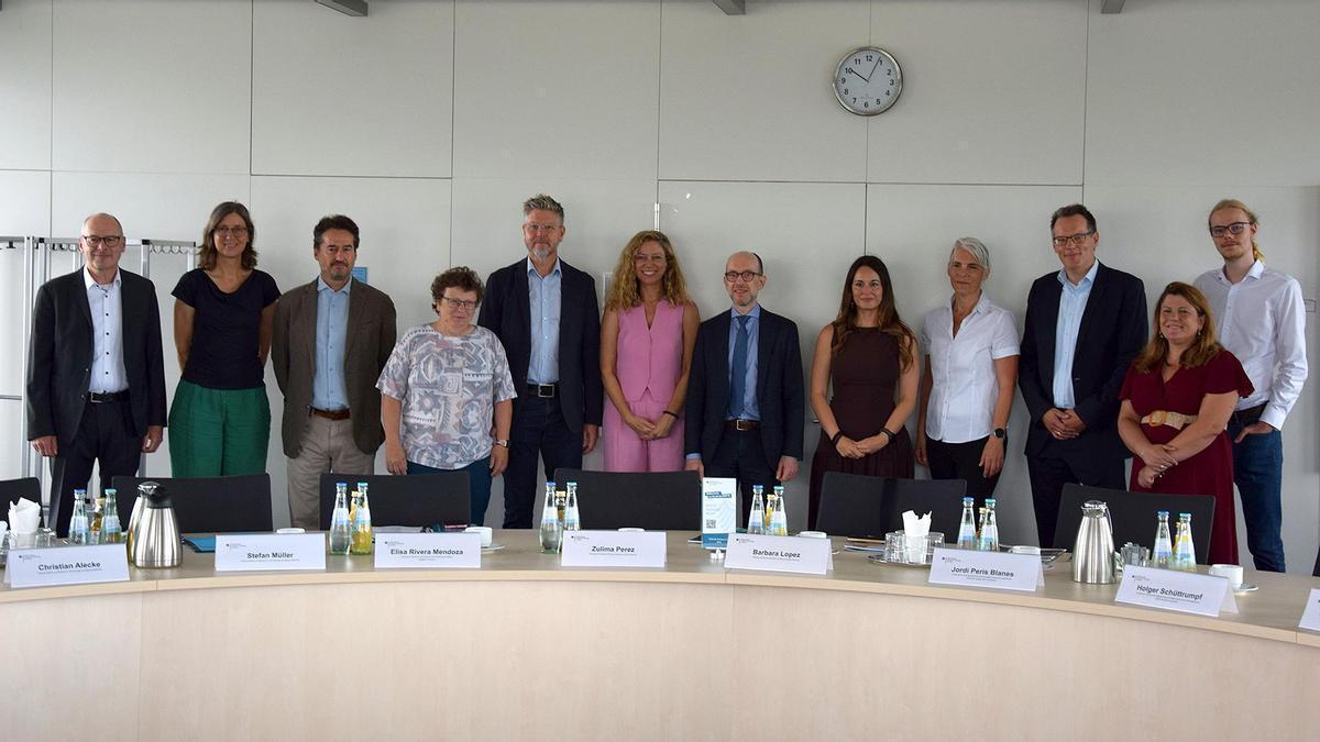 Visita de la delegación española a Alemania